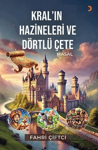 Kral’ın Hazineleri ve Dörtlü Çete – Fahri Çiftçi – Cinius Yayınları kitap kapağı
