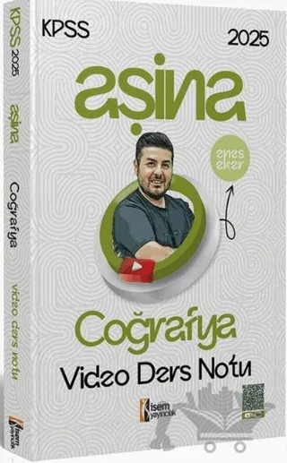 2025 KPSS Aşina Coğrafya Video Ders Notu – Enes Eker – İSEM Yayıncılık kitap kapağı