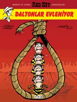 Red Kit 1 - Daltonlar Evleniyor – Achde, Laurent Gerra – Yapı Kredi Yayınları kitap kapağı