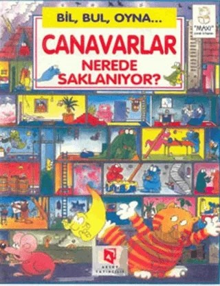 Canavarlar Nerede Saklanıyor? – Jenny Tyler, Kim Blundell – Aksoy Yayıncılık kitap kapağı