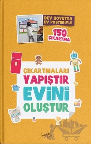 Çıkartmaları Yapıştır Evini Oluştur – Kolektif – Şapka ve Fil Yayınevi kitap kapağı