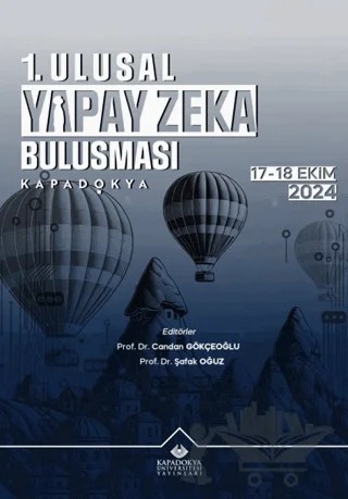 1. Ulusal Yapay Zeka Buluşması – Kolektif – Kapadokya Üniversitesi Yayınları kitap kapağı