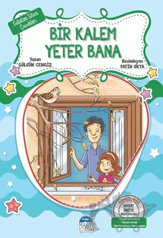 Bir Kalem Yeter Bana - Gülistan Sitesi Çocukları – Gülsüm Cengiz – Martı Çocuk Yayınları kitap kapağı