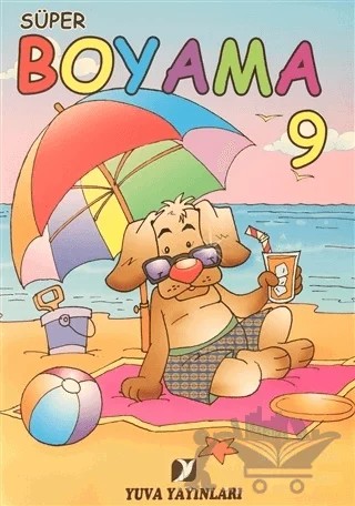 Renkli Süper Boyama 9 – Kolektif – Yuva Yayınları kitap kapağı