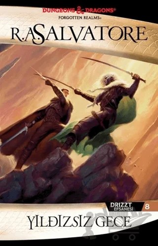 Yıldızsız Gece – R. A. Salvatore – İthaki Yayınları kitap kapağı