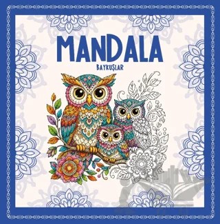 Mandala - Baykuşlar – Kolektif – Vivago Art kitap kapağı