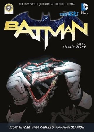 Batman 3: Ailenin Ölümü – Scott Snyder – JBC Yayıncılık kitap kapağı
