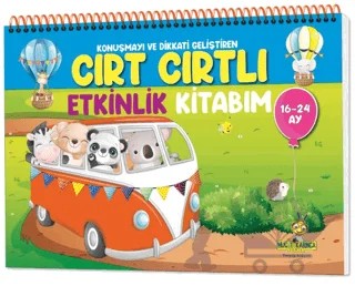 Konuşma ve Dikkati Geliştiren Cırt Cırtlı Etkinlik Kitabım (16-24 Ay) – Kolektif – Yükselen Zeka Yayınları kitap kapağı