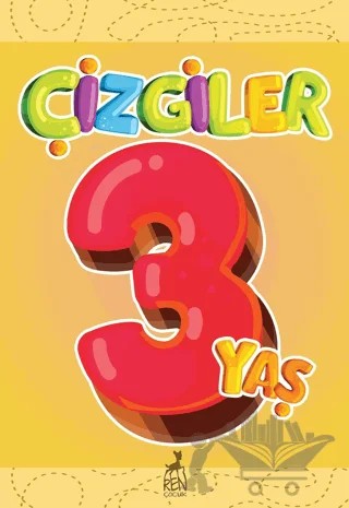 Çizgiler 3 Yaş – Kolektif – Ren Çocuk kitap kapağı