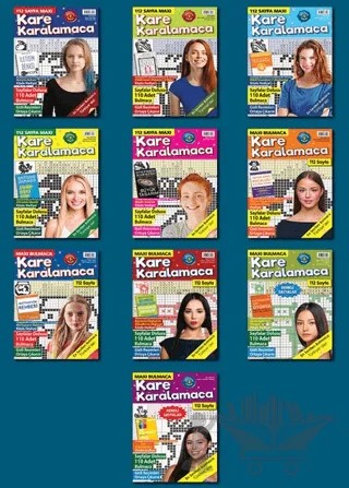 Maxi Kare Karalamaca 10’Lu Set – Kolektif – Maxi Yayıncılık kitap kapağı