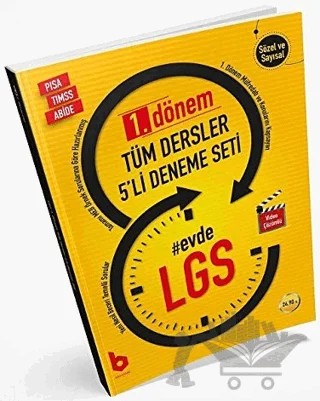 LGS 1. Dönem Tüm Dersler 5'li Deneme Seti – Kolektif – Basamak Yayınları kitap kapağı