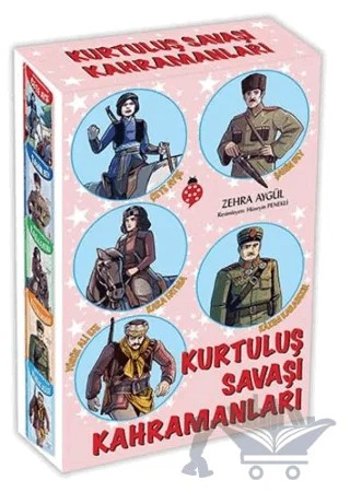 Kurtuluş Savaşı Kahramanları Seti (5 Kitap Takım) – Zehra Aygül – Uğurböceği Yayınları kitap kapağı