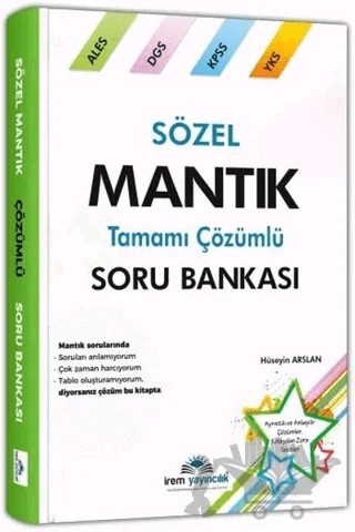 KPSS ALES DGS YKS Sözel Mantık Tamamı Çözümlü Soru Bankası – Kolektif – İrem Yayıncılık kitap kapağı