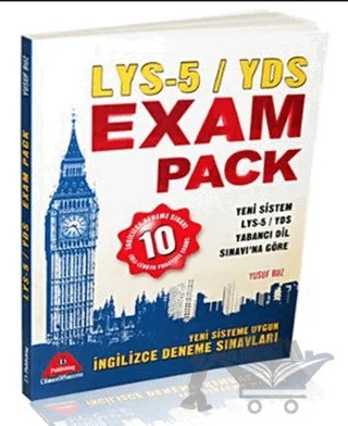 LYS-5 - YDS EXAM PACK Soru Bankası – Yusuf Buz – D Publishing Yayınları kitap kapağı