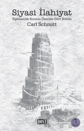 Siyasi İlahiyat – Carl Schmitt – Dost Kitabevi Yayınları kitap kapağı
