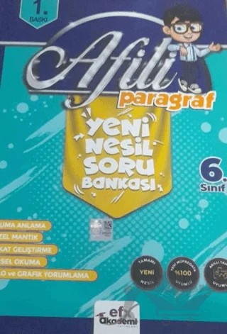 Afili Paragraf 6. Sınıf Yeni Nesil Soru Bankası – Kollektif – Efx Akademi Yayınları kitap kapağı
