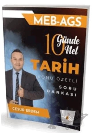 MEB AGS 10 Günde 10 Net Tarih Konu Özetli Soru Bankası – Cesur Erdem – Pelikan Tıp Teknik Yayıncılık kitap kapağı