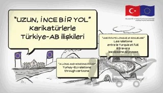 Uzun İnce Bir Yol” Karikatürlerle Türkiye – Ab İlişkileri – Kolektif – Tarih Vakfı Yurt Yayınları kitap kapağı