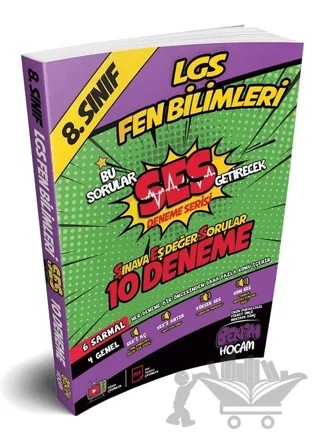 LGS 8. Sınıf SES Getirecek Fen Bilimleri 10 Deneme – Kolektif – Benim Hocam Yayınları kitap kapağı