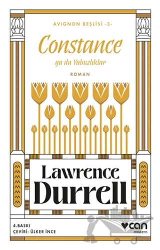 Constance ya da Yalnızlıklar – Lawrence Durrell – Can Yayınları kitap kapağı