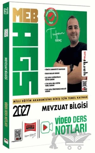2027 MEB-AGS Mevzuat Bilgisi Video Ders Notları – Tufan Genç – Yargı Yayınevi kitap kapağı