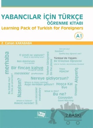 Yabancılar İçin Türkçe Öğrenme Kitabı / Learning Pack of Turkish for Foreigners – Z. Canan Karababa – Anı Yayıncılık kitap kapağı