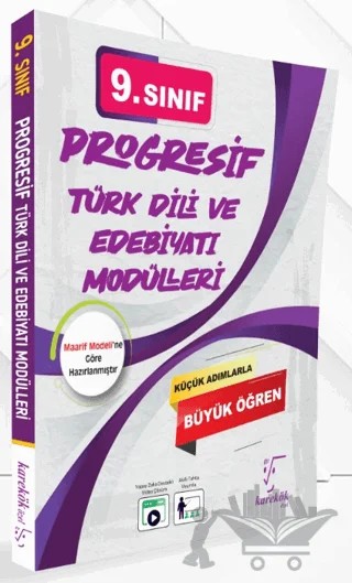 9. Sınıf Progresif Türk Dili ve Edebiyatı Modülleri – Mahir Mücde – Karekök Yayıncılık kitap kapağı