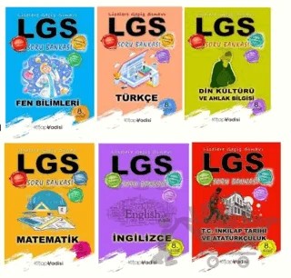 8. Sınıf LGS Soru Bankası Seti – Kolektif – Kitap Vadisi Yayınları kitap kapağı