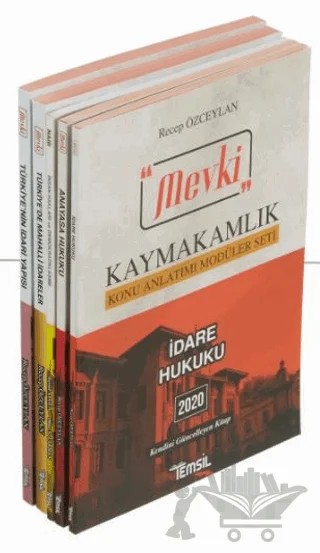 Mevki Kaymakamlık Hukuk Konu Anlatımı Modüler Seti – Oğuz S. Tarhan, Recep Özceylan, Soysal Aygün – Temsil Kitap kitap kapağı