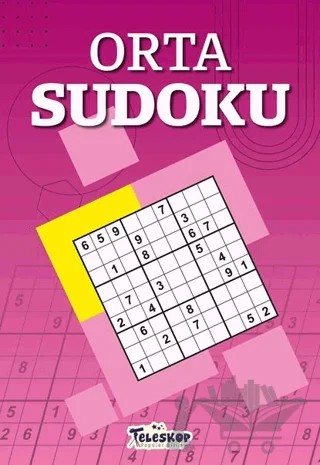 Orta Sudoku – Hakan Kayar – Teleskop Popüler Bilim kitap kapağı