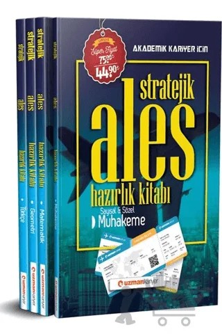 2020 Stratejik ALES Hazırlık Kitabı – Kolektif – Uzman Kariyer Yayınları kitap kapağı