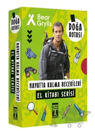 Doğa Rotası - Hayatta Kalma Becerileri El Kitabı Serisi Set 2 (6 Kitap Kutulu) – Bear Grylls – Genç Timaş kitap kapağı