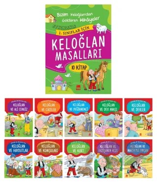 Etkinlikli Keloğlan Masalları (10 Kitap) – Kolektif – Ema Çocuk kitap kapağı