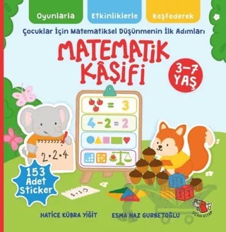 Matematik Kâşifi (153 Adet Sticker) – Hatice Kübra Yiğit – Uçan Kitap kitap kapağı