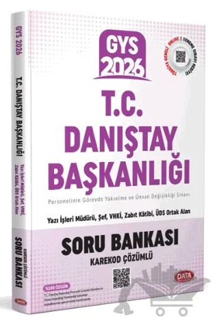 T.C. Danıştay Başkanlığı GYS Soru Bankası - Karekod Çözümlü – Kolektif – Data Yayınları kitap kapağı