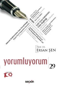 Yorumluyorum – 29 – Ersan Şen – Seçkin Yayıncılık kitap kapağı