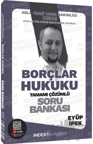 2025 KPSS A Grubu Borçlar Hukuku Soru Bankası Çözümlü – Eyüp İpek – İndeks Akademi Yayıncılık kitap kapağı