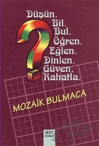Mozaik Bulmaca – Kolektif – Geçit Kitabevi kitap kapağı