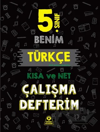 5. Sınıf Benim Türkçe Çalışma Defterim – Murat Koşar – Örnek Akademi kitap kapağı