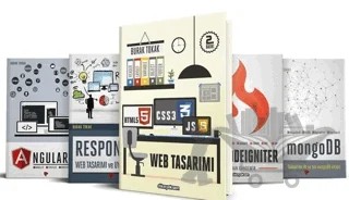 Web Tasarımı ve Programlama Seti - 6 Kitap Takım – Fatih Kadir Akın – Dikeyeksen Yayın Dağıtım kitap kapağı