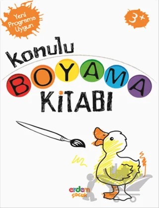 Konulu Boyama Kitabı (+3 Yaş) – Kolektif – Erdem Çocuk kitap kapağı