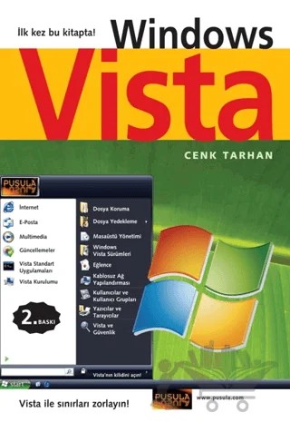 Windows Vista – Cenk Tarhan – Pusula Yayıncılık kitap kapağı