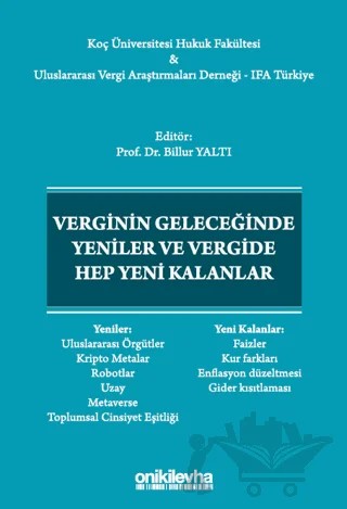Verginin Geleceğinde Yeniler ve Vergide Hep Yeni Kalanlar – Billur Yaltı – On İki Levha Yayınları kitap kapağı