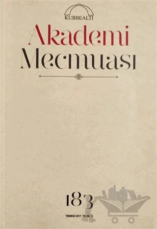Akademi Mecmuası Sayı: 183 – Kubbealtı Neşriyatı Yayıncılık kitap kapağı