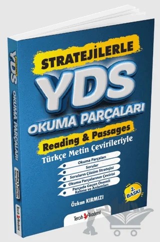 Stratejilerle YDS Okuma Parçası Reading & Passages – Özkan Kırmızı – Tercih Akademi Yayınları kitap kapağı