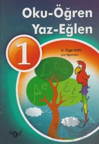 Oku - Öğren - Yaz - Eğlen 1 (El Yazılı) – H. Özge Kuru – Harf Eğitim Yayıncılık kitap kapağı