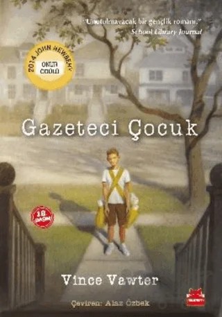 Gazeteci Çocuk – Vince Vawter – Kırmızı Kedi Çocuk kitap kapağı