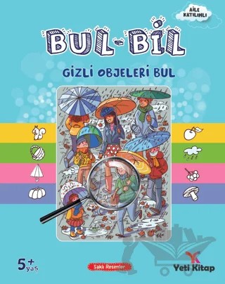 Bul Bil Serisi - Gizli Objeleri Bul – Feyyaz Ulaş – Yeti Kitap kitap kapağı