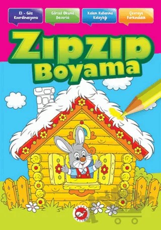 Zıpzıp Boyama – Kolektif – Beyaz Balina Yayınları kitap kapağı