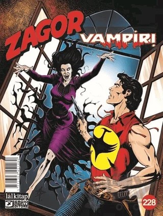 Zagor Sayı 228 - Vampir! – Jacopo Rauch – Lal Kitap kitap kapağı